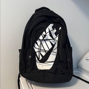 Nike Black and White Backpack